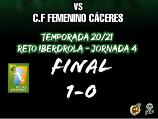 Derrota por la mínima del C.F Femenino Cáceres en Córdoba