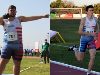 Ridruejo y Merín en el Campeonato de España SUB20 de Pista Cubierta