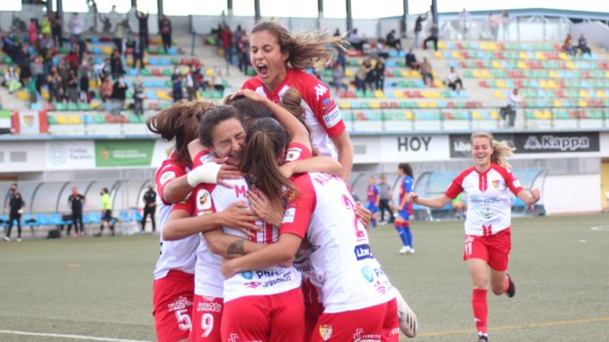 Celebración tras uno de los goles