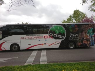 El nuevo autobus del Caceres