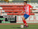 Emilio Sosa durante el partido de veteranos CD Don Benito-Real Madrid
