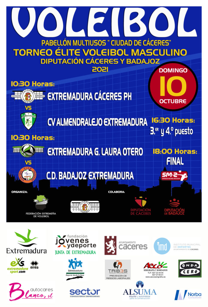1.CARTEL VOLEIBOL-2021-2022 Torneo Élite Diputacines