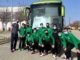 Equipo del Extremadura CCPH preparado para su desplazamiento a Santander