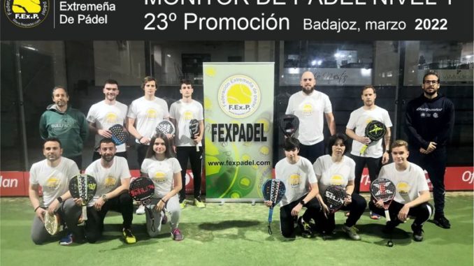 23º Promoción de Monitores de Pádel de Nivel 1 FEXPADEL 2022